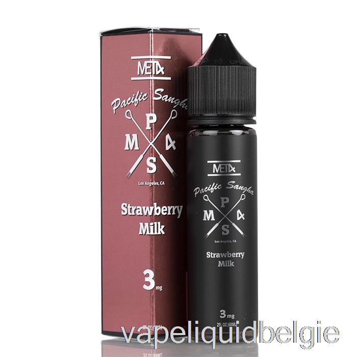 Vape Vloeibare Pacific Sangha - Aardbeienmelk Van Met4 Vapor - 60 Ml 3 Mg